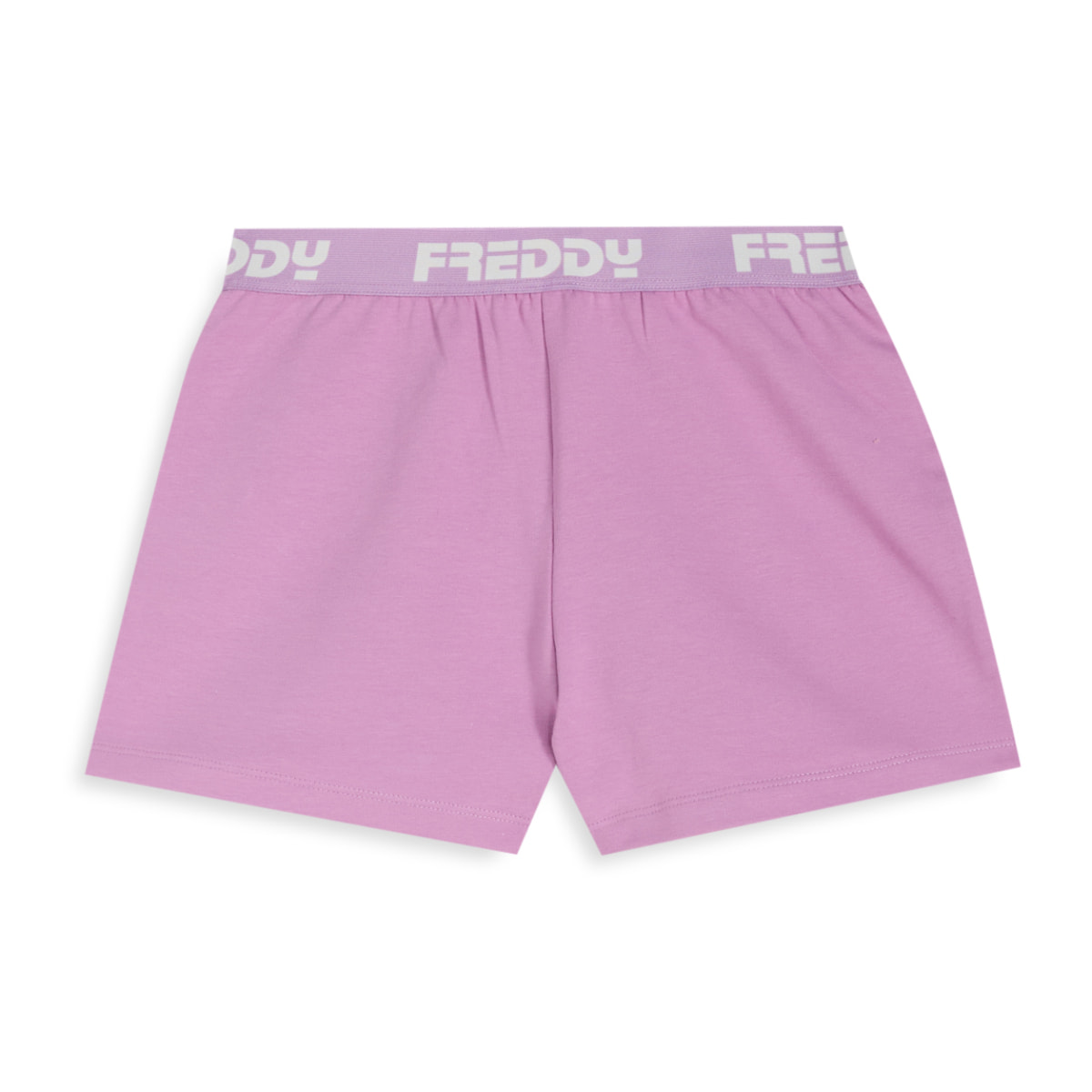 Pantaloncini Bambina in Cotone Elasticizzato con Elastico Jacquard