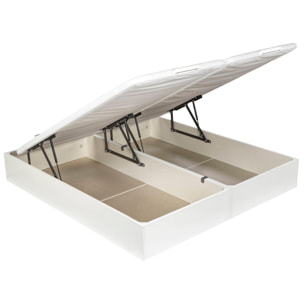 Canapé Abatible 32CM | ENVÍO, MONTAJE Y RECOGIDA ANTIGUO INCLUIDO | Madera | Color Blanco | Gran capacidad | ROYAL SLEEP