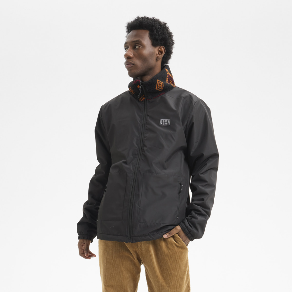 Chaqueta reversible de cuello alto Hydroponic