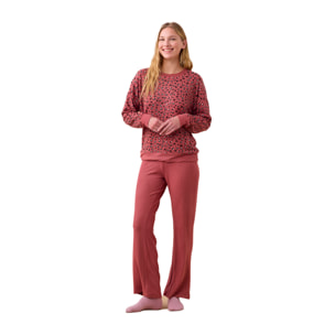 Pigiama donna costina articolo animalier. Noidinotte