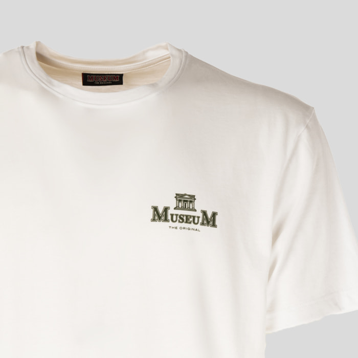 MUSEUM t-shirt uomo bianco