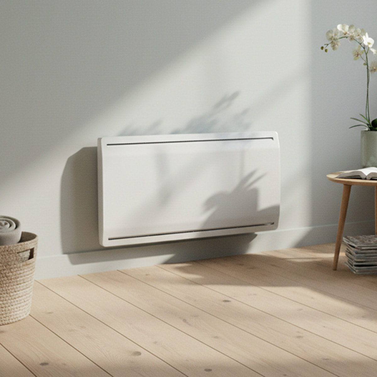 Radiateur inertie ceramique LCD blanc 2000W