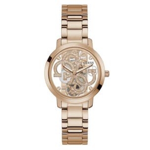 Guess Orologio Analogico Al Quarzo Gt Quattro Clear
