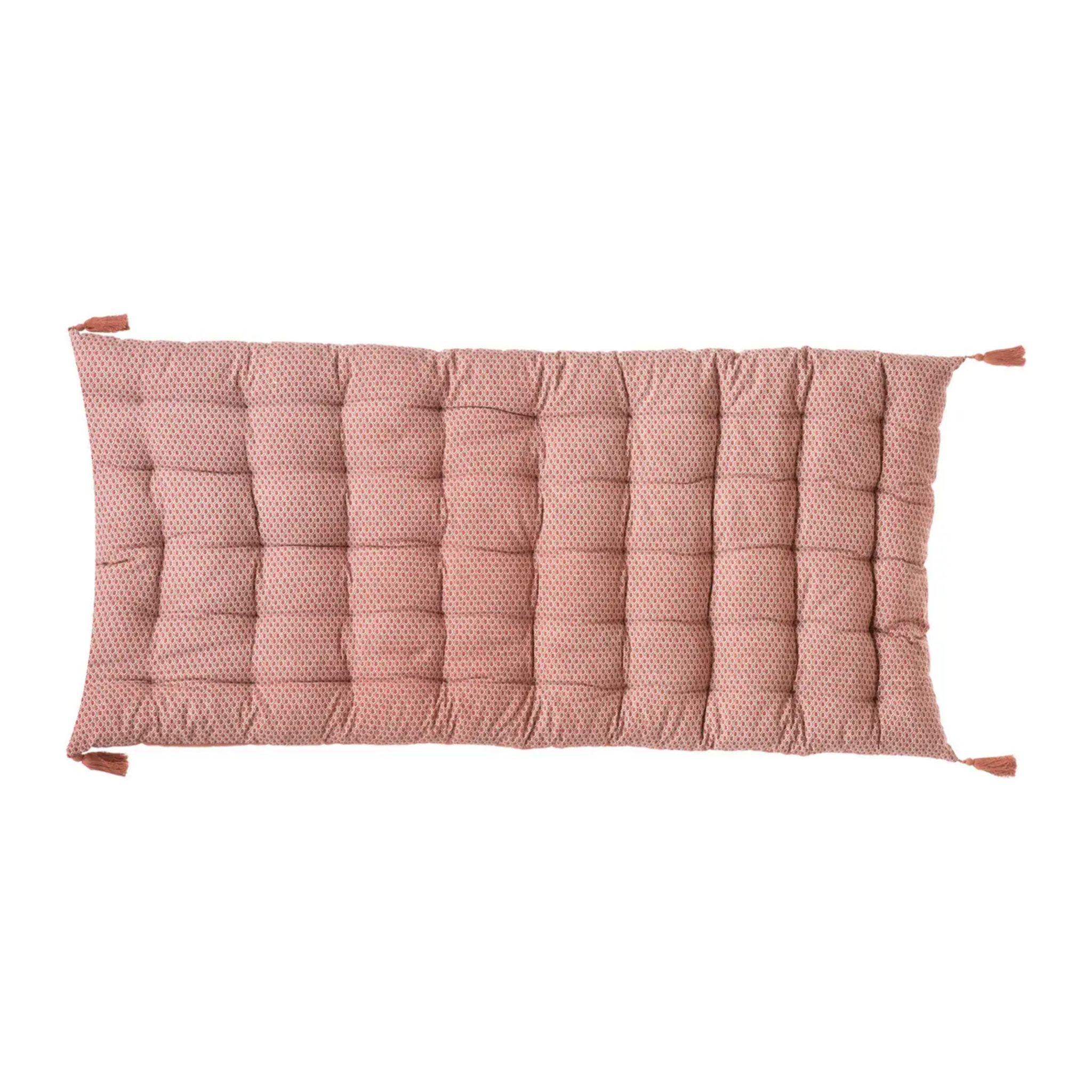 Matelas de sol "Otto" - coton - rose terracotta - 60x120 cm