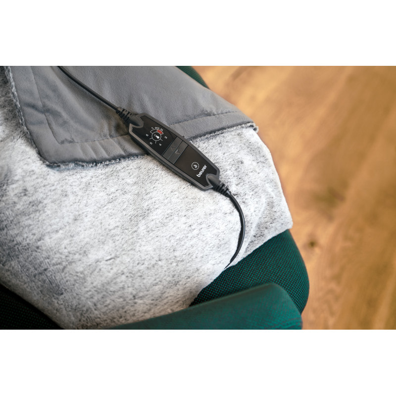 Couverture chauffante Nordic Grey Green Planet - Beurer HD 75