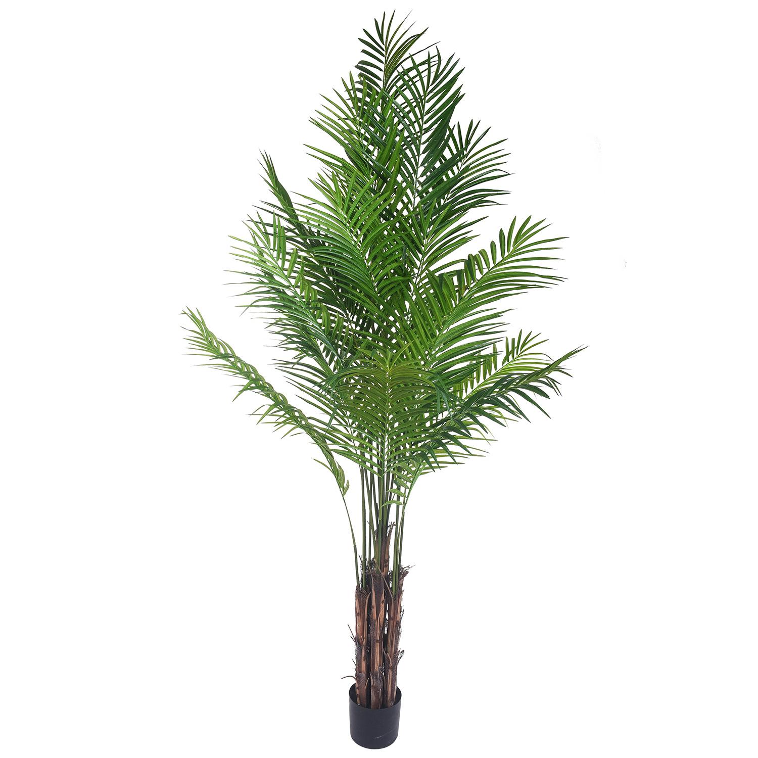 Areca Palm Con Vaso - Pezzi 1 - 130X210X130cm - Colore Verde - Bianchi Dino -