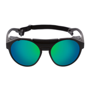 Gafas de sol OCEAN RODAS - montura negra mate / lentes Revo rojas