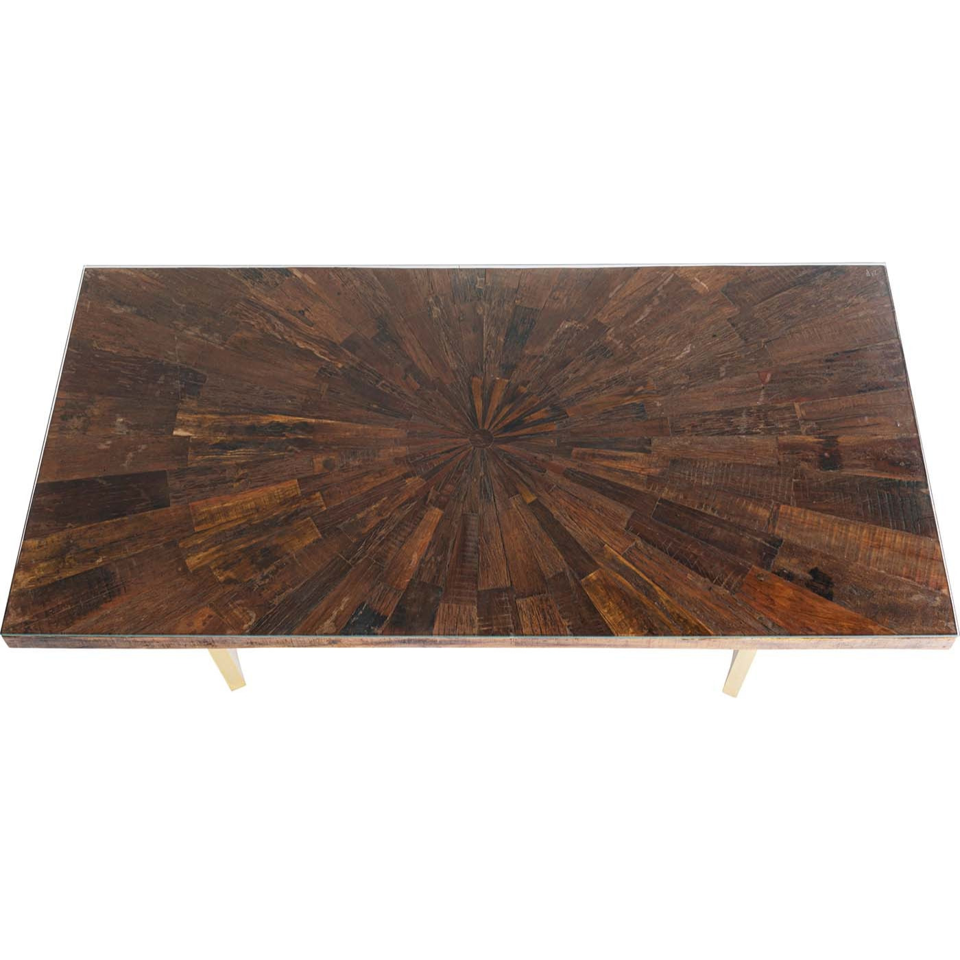 Table Conley Oho 180x90cm pieds laiton Kare Design