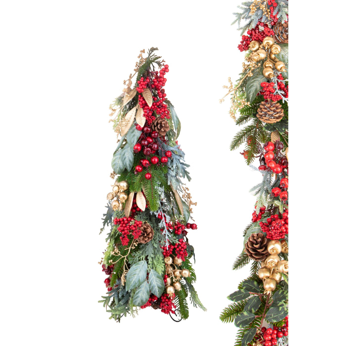 Cono con gold berries - Pezzi 1 - ROSSO - Bianchi Dino SpA