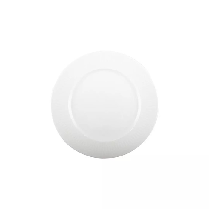 Lot de 6 ASSIETTE A DESSERT BLANCHE PRINCESSE