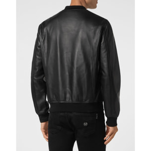 PHILIPP PLEIN Leather Bomber