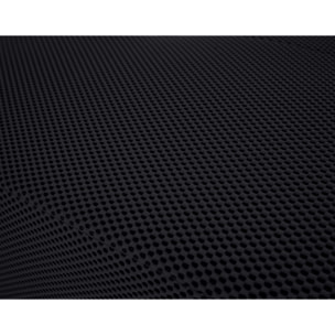 Onyx - canapé droit 2 places - en tissu mailles 3D - Noir