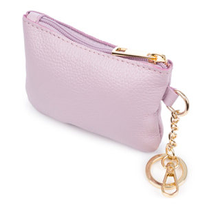 Bellosguardo Monedero Mujer. De piel auténtica acabado Dollaro con detalles metálicos.