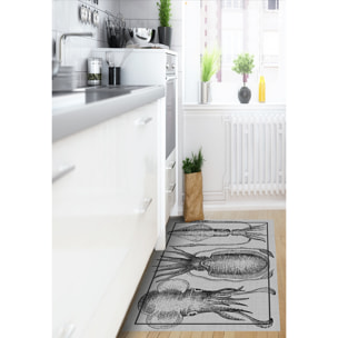 Alfombras vinílicas de Ceramiko - Sepias Calamares negro