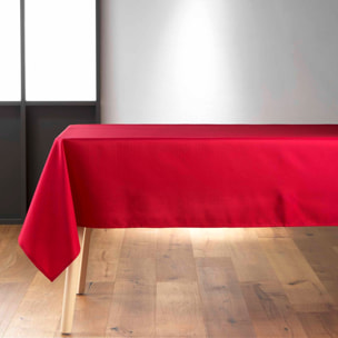 Nappe rectangulaire unie Essentiel - Rouge