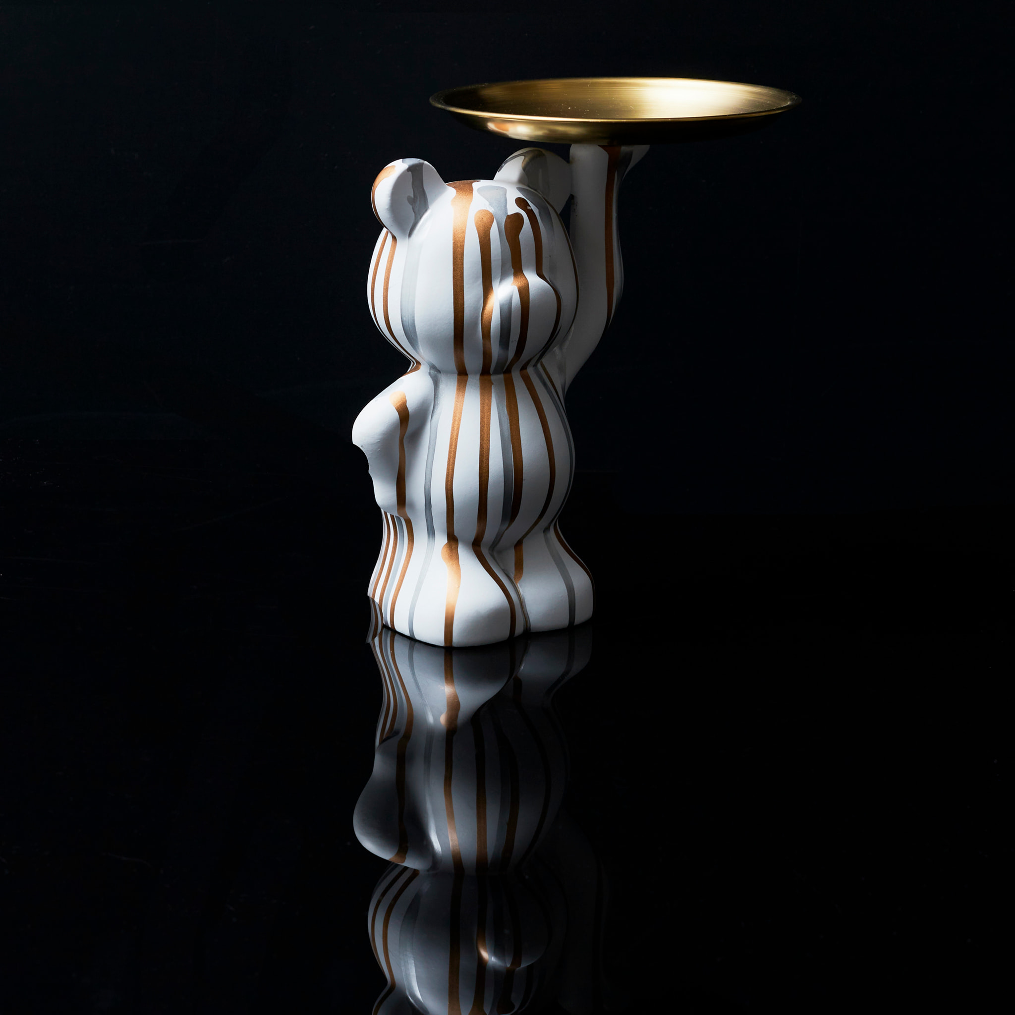 STATUE DECO BLANC VIDE POCHE