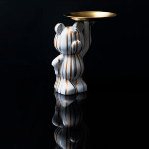 STATUE DECO BLANC VIDE POCHE