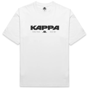 Kappa - T-Shirts & Top Uomo Bianco - Authentic Nhisso