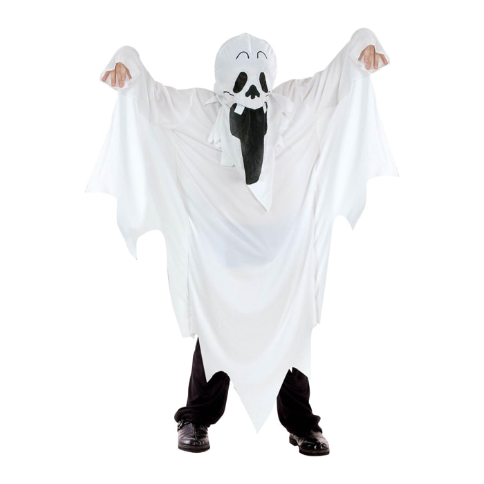 Costume Halloween Fantasma Bianco Bambino