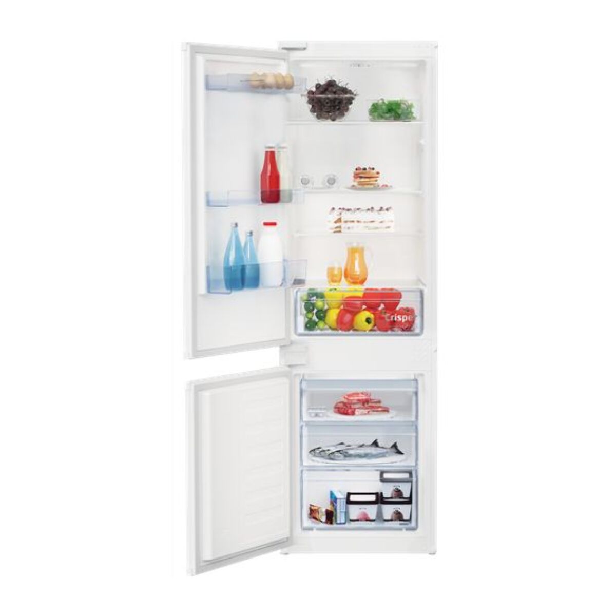 Réfrigérateur combiné encastrable BEKO BCSA285K4SNLH