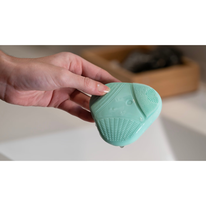 nettoyant pour le visage brosse 3d en silicone