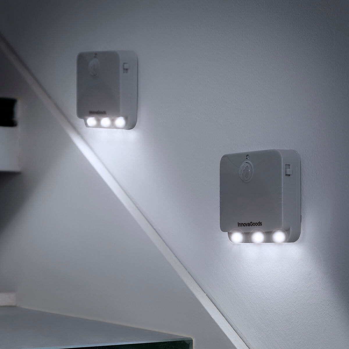 Luz LED con Sensor de Movimiento Lumtoo InnovaGoods 2 Unidades