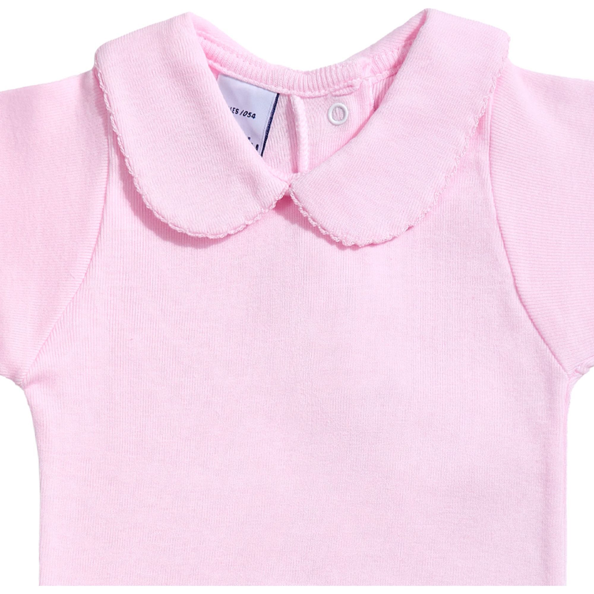Body bebé manga corta con cuello