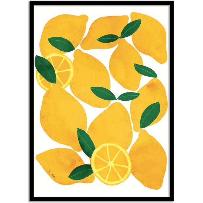 Affiche - Mediterranean lemons - El Buen Limon