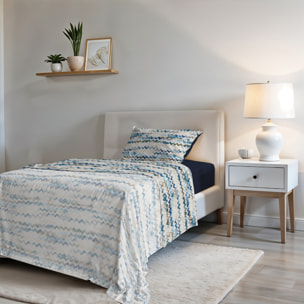 COMPLETO LETTO FASHION, 100% Microfibra, No Stiro - MODERN SKY