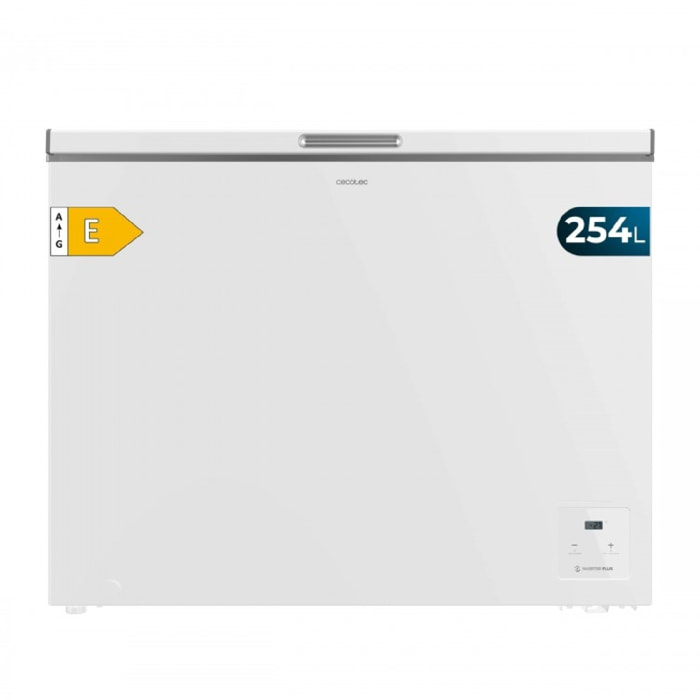 Cecotec Congelador horizontal Bolero CoolMarket Chest 254 White E