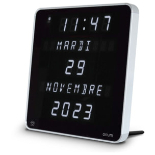 Horloge ORIUM Ephéméris LED Blanc DST