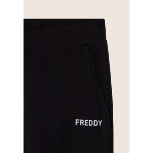 Pantaloni 7/8 con Fondo Stondato e Vita Sagomata