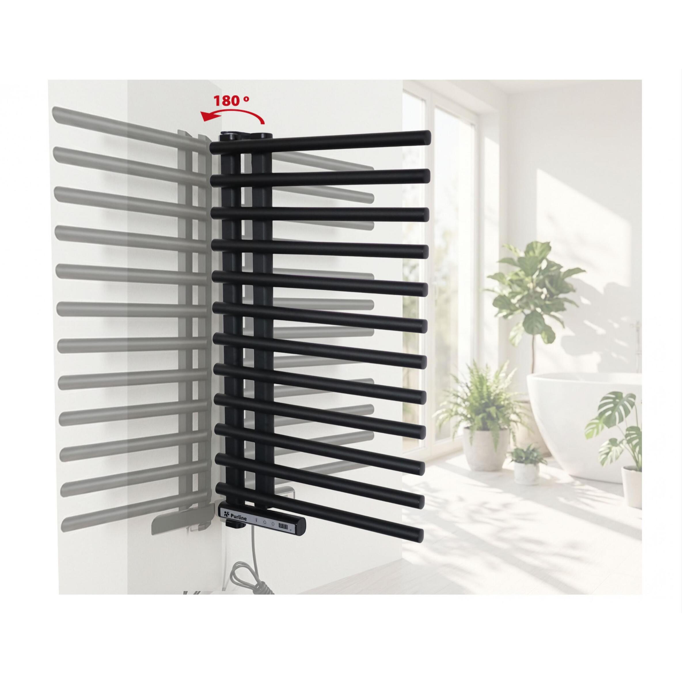 Radiador Toallero giratorio 180 grados NTW GIRO B PURLINE 400 W
