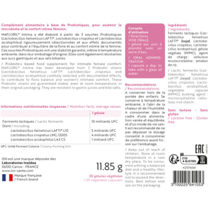 Pack Confort Urinaire - Mafloril Intima, Cystinil Flash & Cranberry