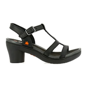 Sandalias con tacón 1473 GRASS BLACK-CARBON/ ALFAMA color Black-carbon