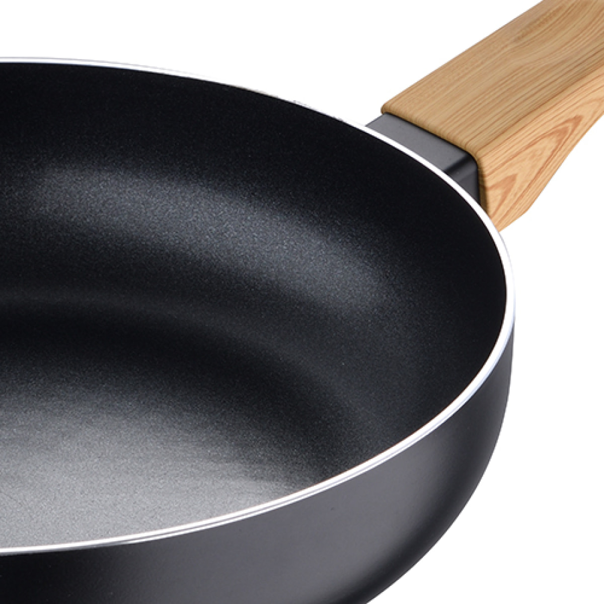 Sartén 28X6.4CM aluminio prensado Bergner Earth Black