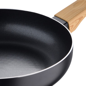 Sartén 28X6.4CM aluminio prensado Bergner Earth Black
