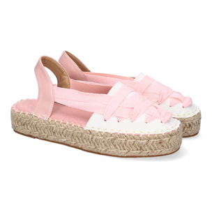 Alpargata Plana Estilo Valenciana para Mujer con Yute, Comodas y Elegantes, Diseño Moderno con Cintas