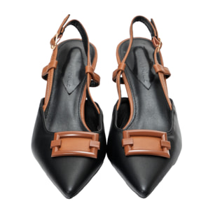 Decolletè con cinturino regolabile - tacco 8,5 cm