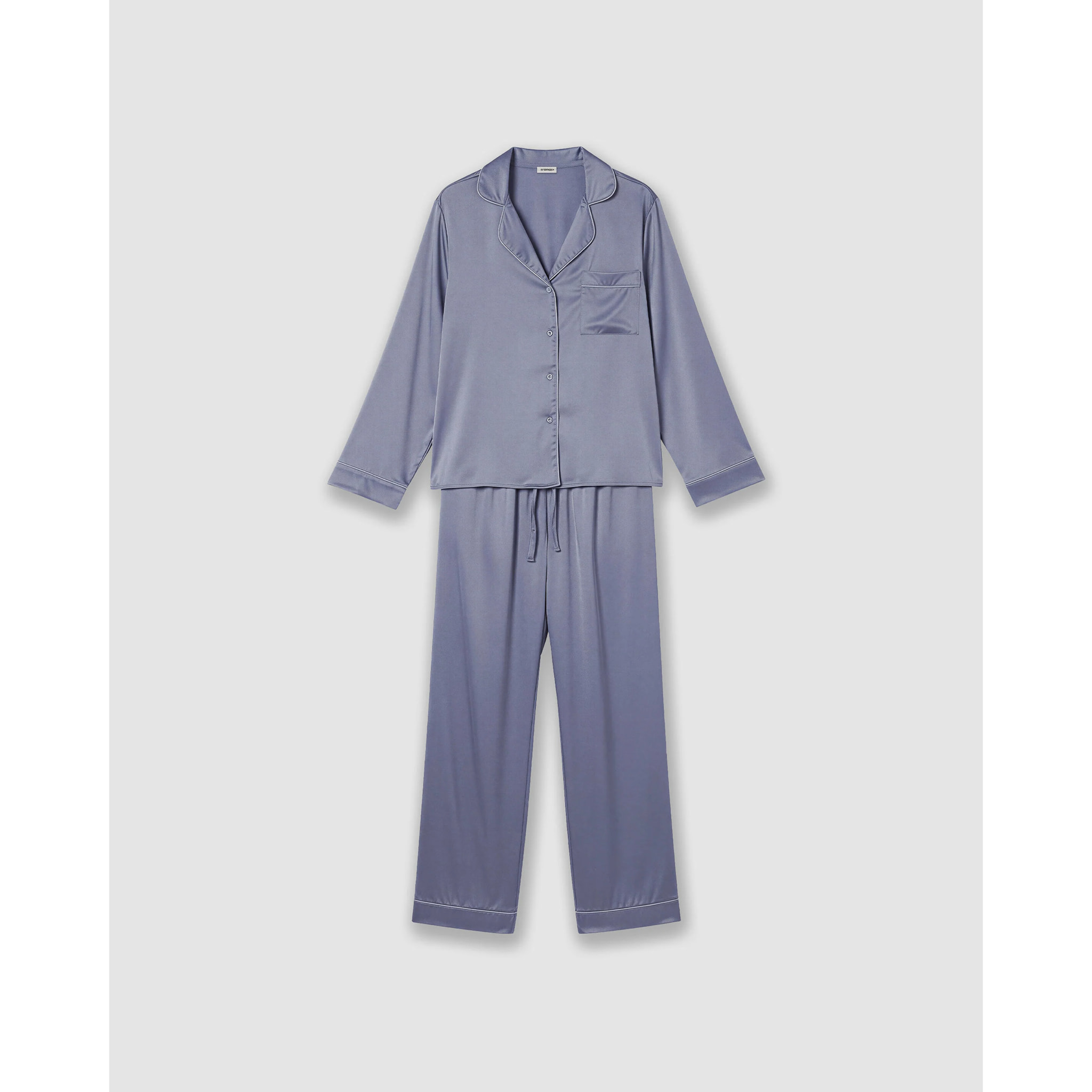 Pijama largo satén friday índigo