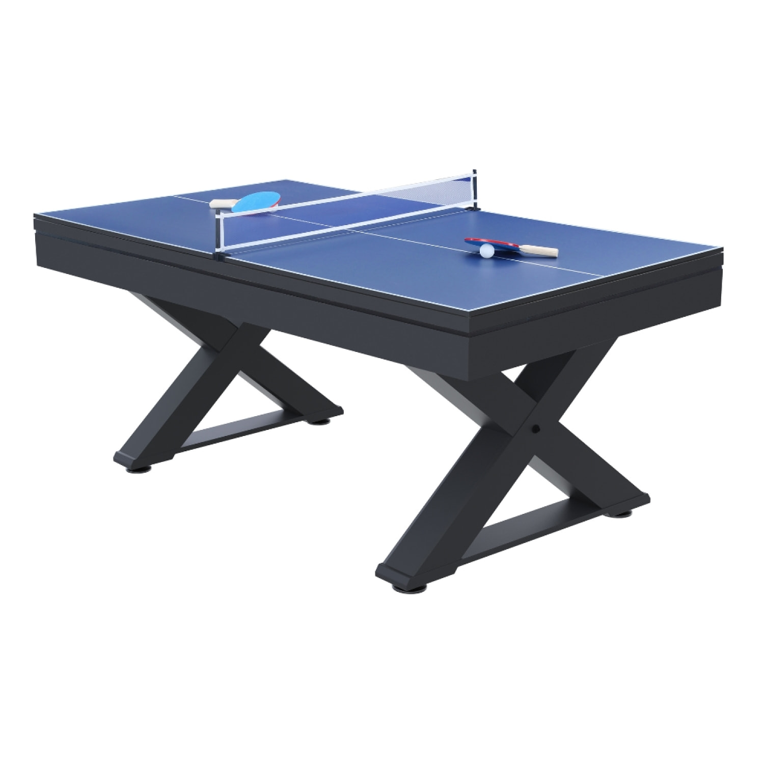 Table multi-jeux, ping-pong et billard en bois noir ARIZONA