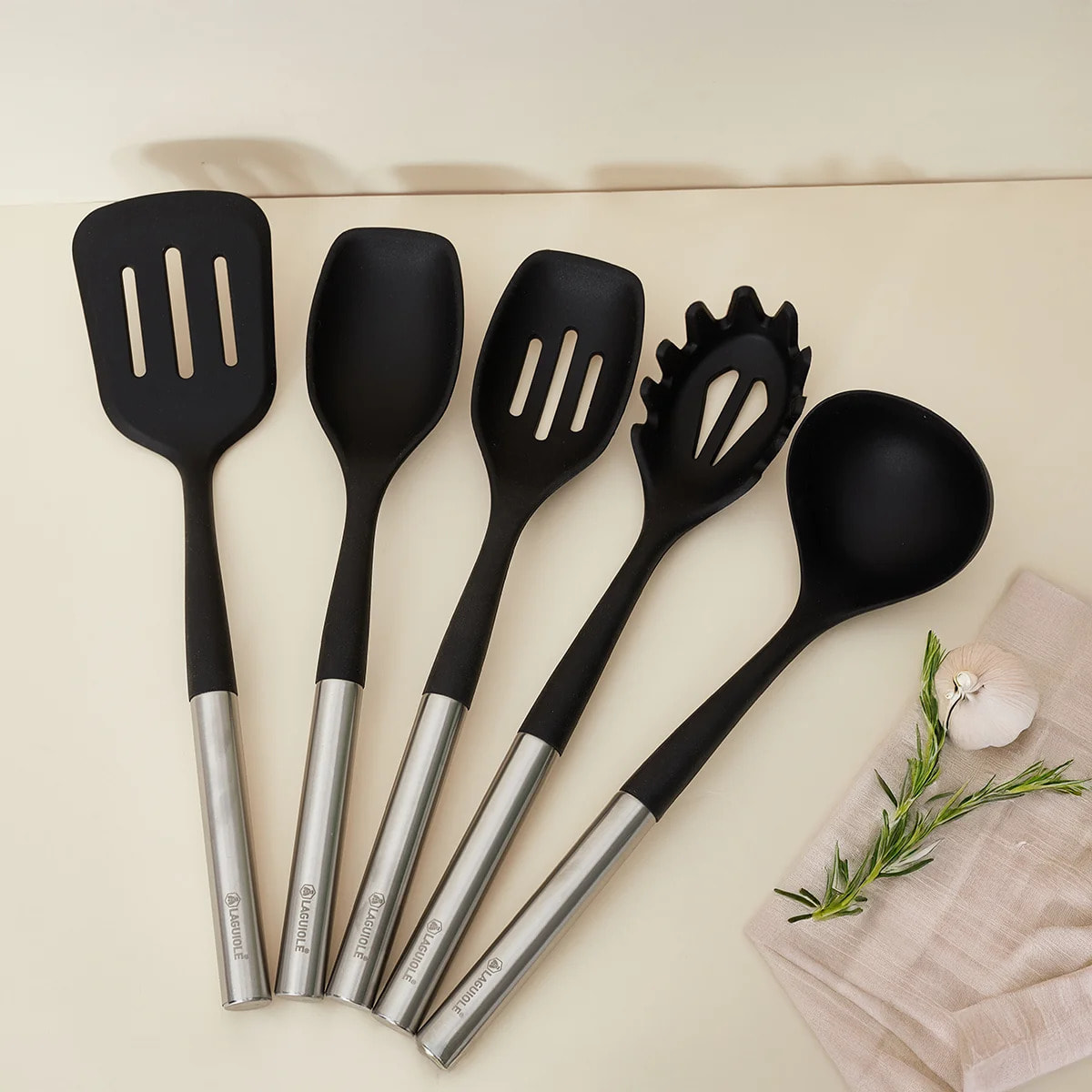 Set de 5 ustensiles en silicone