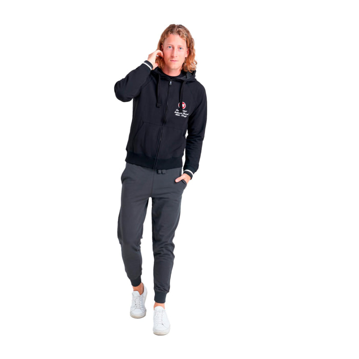 Tuta uomo con cappuccio e zip Athletic Stuff