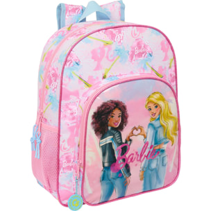 Mochila junior adapt.carro barbie "painterly"