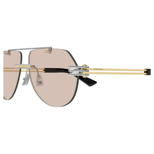 Gafas de Sol Bottega Veneta BV1342S-002 de Metal Unisex 59 mm