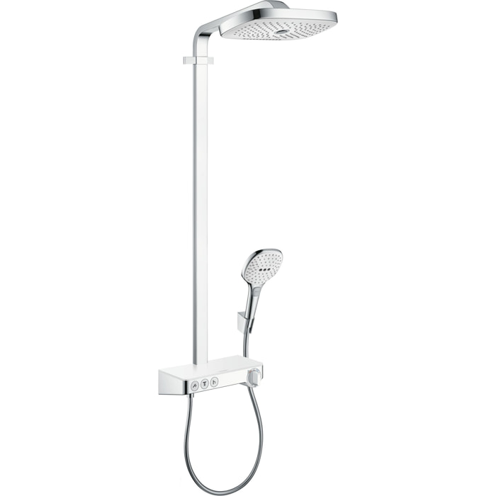 Colonne de douche 300 avec mitigeur thermostatique ShowerTablet Select 300 blanc/chromé Raindance Select E