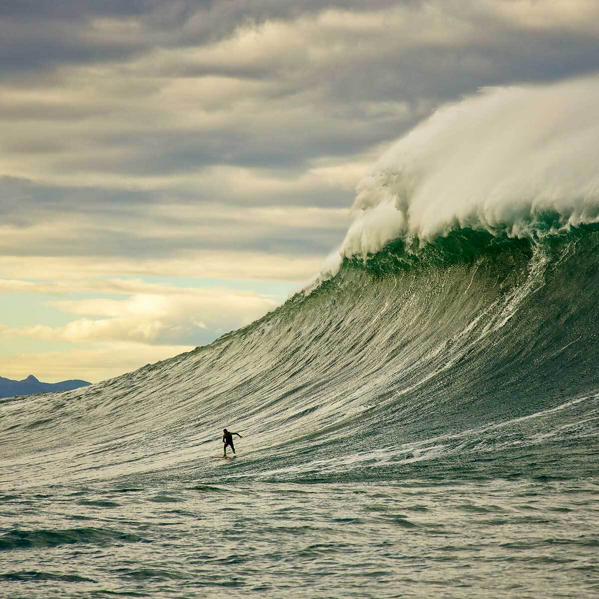 Tableau Tableau photo belharra vague Toile imprimée
