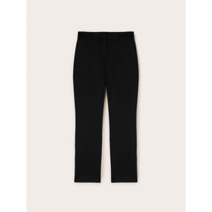 Motivi - Pantaloni regular in cotone - Nero