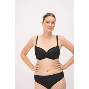 Reggiseno con ferretto con imbottitura Nero