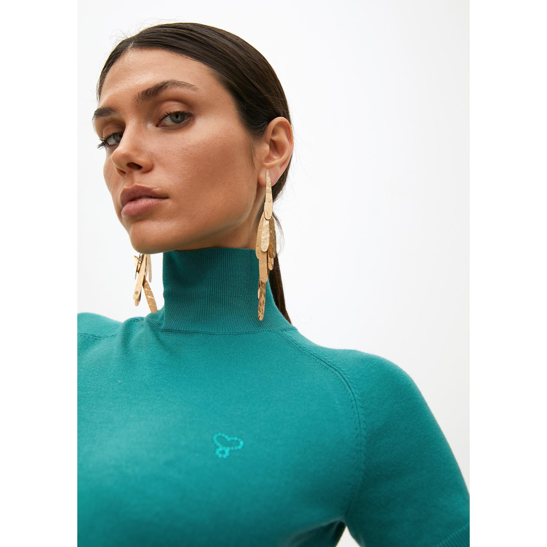 Orecchini con Frange Metalliche